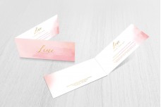 Roze aquarel